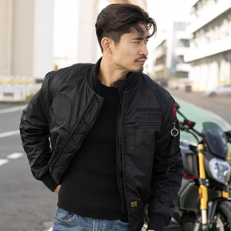 ★ VANSON TVS2408W BK/BK MA-1 ナイロン ジャケット Amazon.co.jp: [バンソン] MA-1ジャケット グレー/ホワイト 3XL