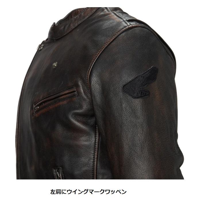 【新品】Honda ゴートスキンダブルジャケット Mサイズ ブラウン 新品】Honda ゴートスキンダブルジャケット Mサイズ ブラウン