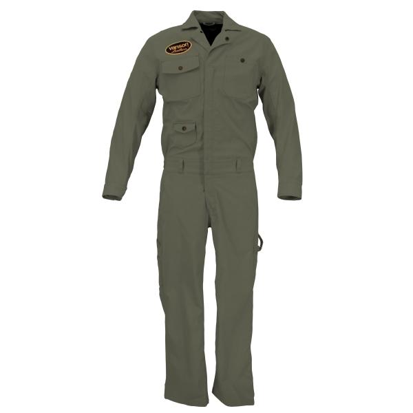 【特典C付】 2XLサイズ バンソン コットンカバーオール VS20301 グレイ 2XL VANSON COTTON COVERALL オールインワン｜rpsksp