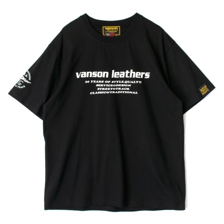 VANSON（バンソン） 【特典C付】 Mサイズ コットンTシャツ VS22807S