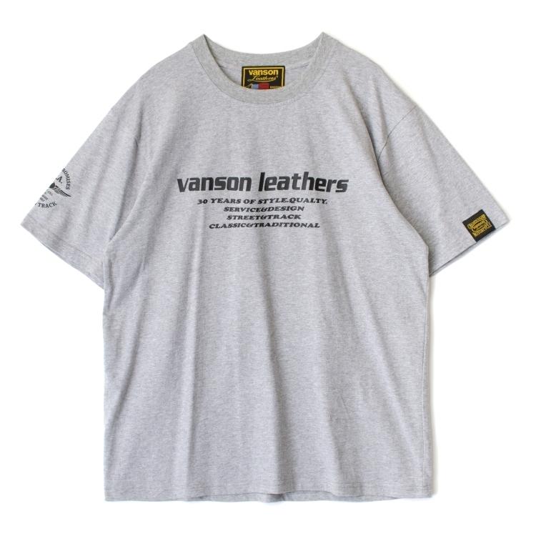 【特典C付】 XLサイズ バンソン コットンTシャツ VS22807S グレー XL (春夏モデル)｜rpsksp