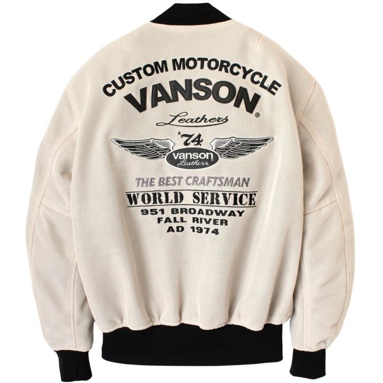 VANSON 【在庫あり 即納】VANSON XLサイズ バンソン メッシュ MA