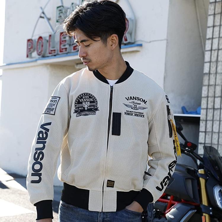 VANSON 【在庫あり 即納】VANSON XLサイズ バンソン メッシュ MA