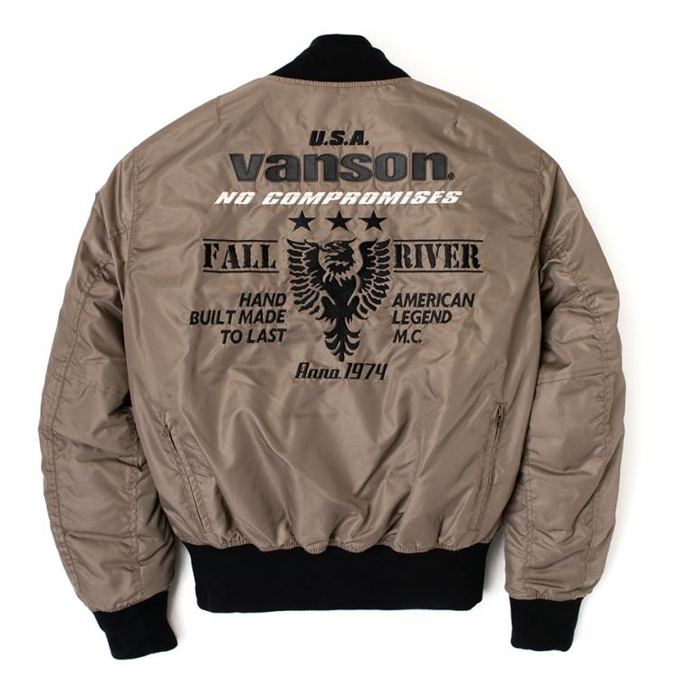 vanson ベージュジャケット Mサイズ VANSON 【在庫あり 即納】VANSON バンソン Mサイズ VS23109W MA