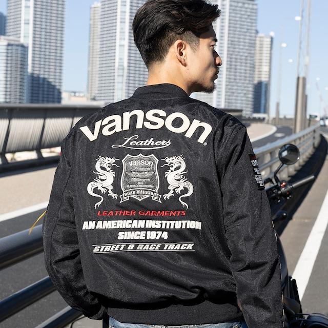 VANSON（バンソン） 【在庫あり 即納】Lサイズ VS24101S メッシュ MA-1