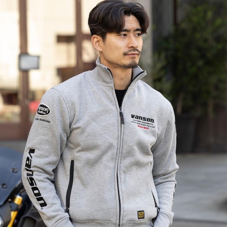 VANSON 【在庫あり 即納】バンソン Mサイズ VS24402W スウェット 