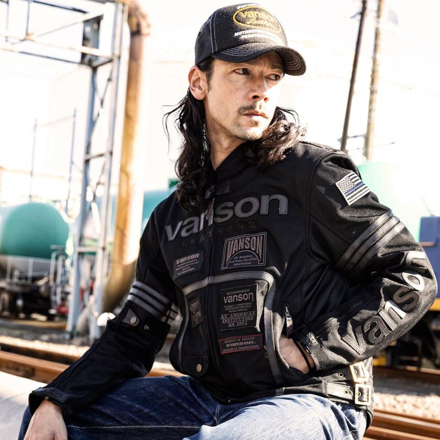 vanson バイクジャケット M 黒 楽天市場】VANSON バンソン メンズ ジャケット バイク
