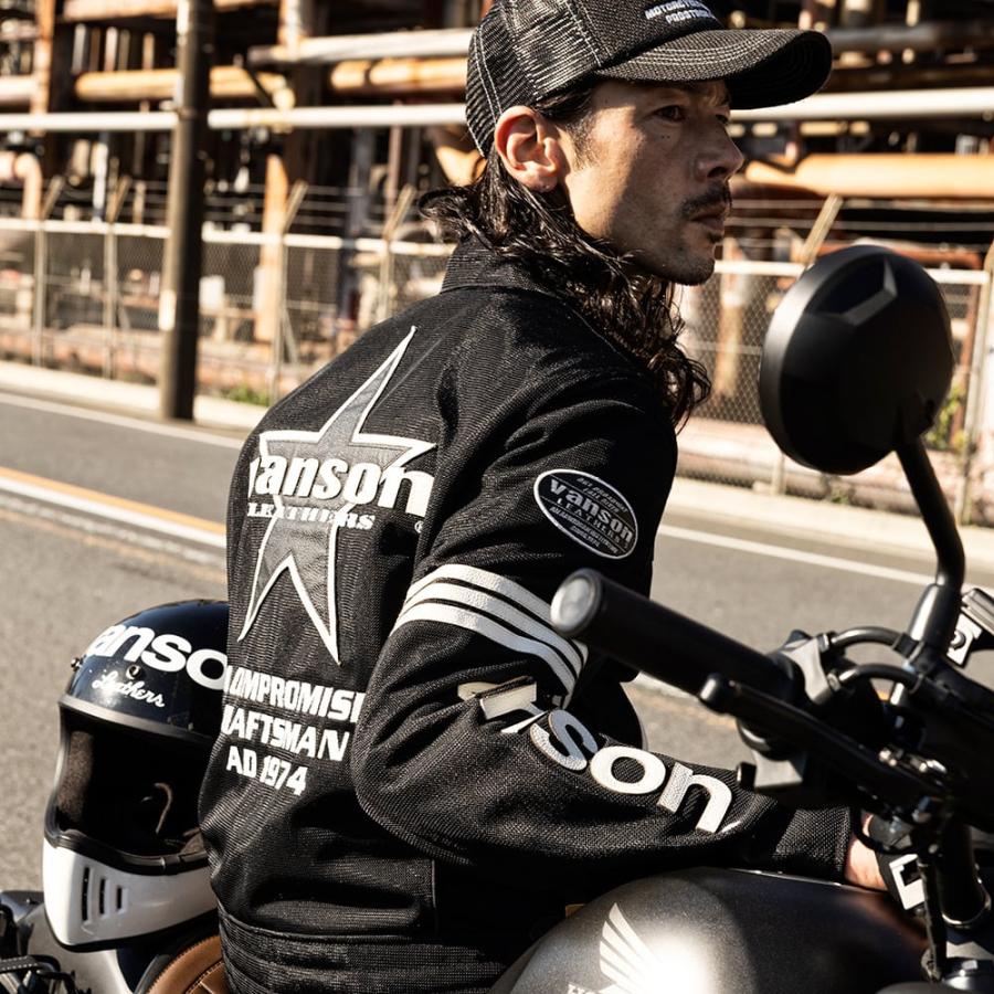 バンソン vanson ヒッコリー ライダージャケット プロテクター入り3XL