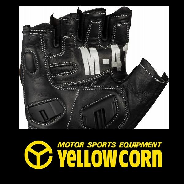 YELLOW CORN YG-191S レザーグローブ ブラック L YeLLOW CORN（イエローコーン） 【在庫あり 即納】LLサイズ YELLOW