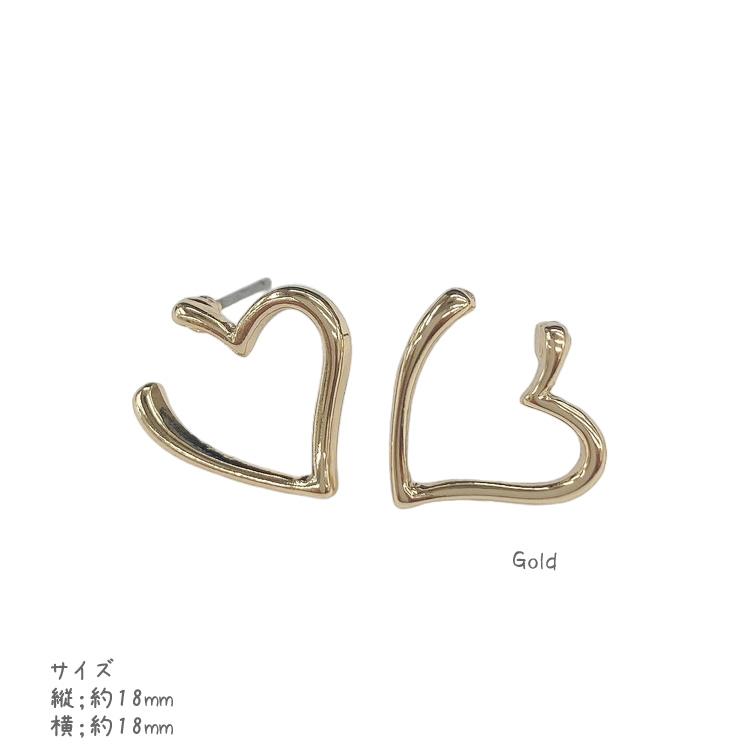 ハート ピアス レディース 小ぶり 可愛い 上品 シンプル 大人 韓国 