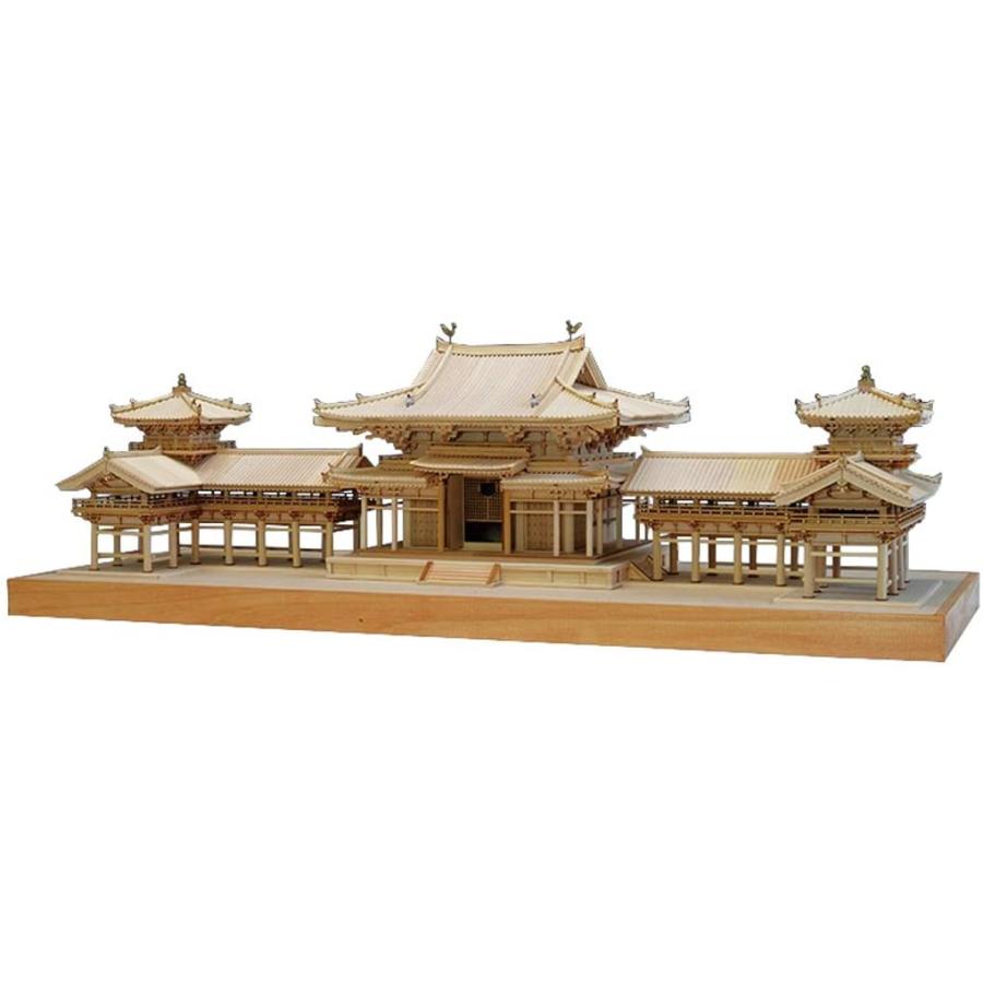 ウッディジョー 1 75 平等院 平等院 鳳凰堂 1 75 木製模型 組み立てキット 鳳凰堂 R Rcompanyヤフー店