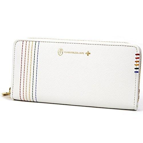 人気no 1 本体 Castelbajac カステルバジャック Sest シェスト シリーズ ラウンドファスナー長財布 小銭入れあり シロ 代引き手数料無料 Demo Tegalsari Ubud Com