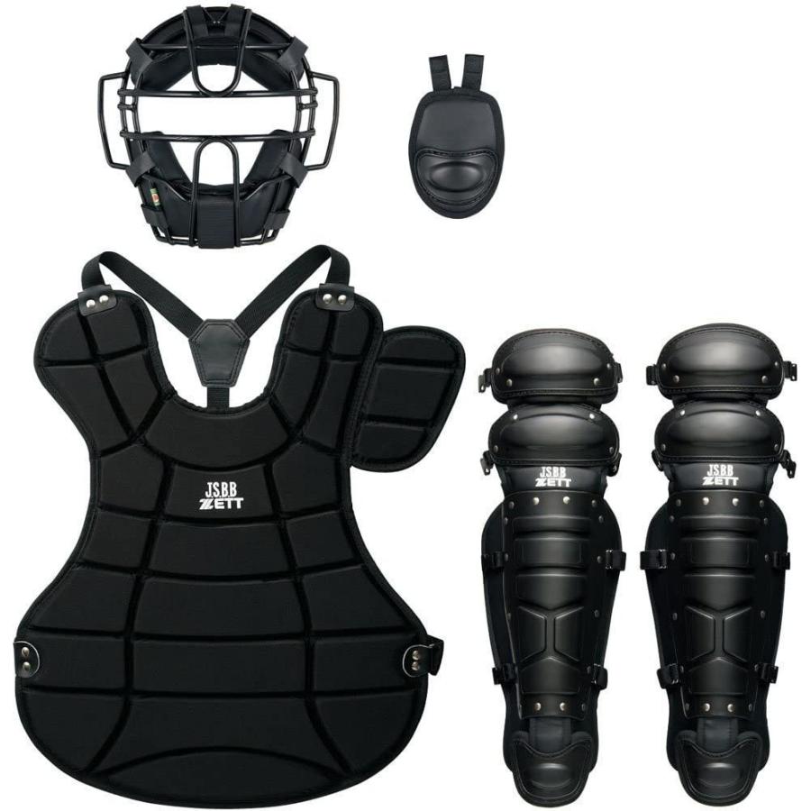 New限定品 Zett ゼット 軟式 キャッチャー防具 キャッチャー用プロテクター 4点セット Bl302set ブラック 1900 野球 50 Off Kamatcatering Ae Kamat Ae