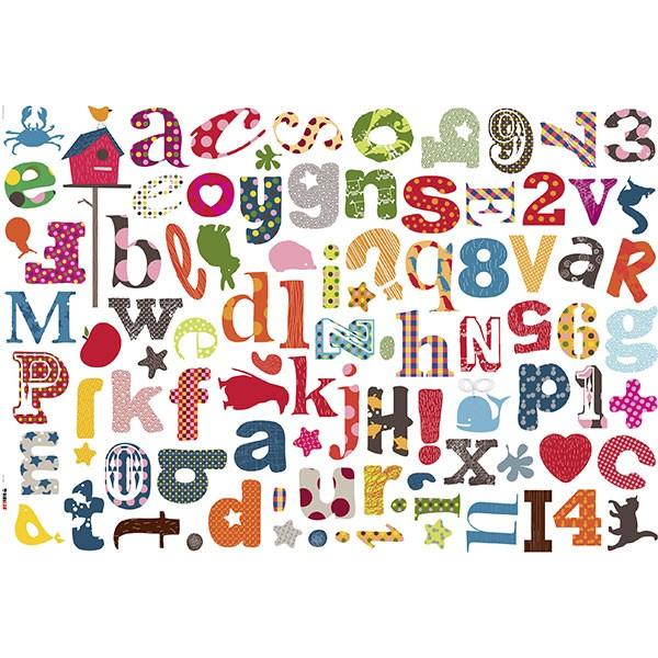 壁紙 シール ウォールステッカー Colorful Alphabet カラフルアルファベット ルームメイツ 正規販売店 Hs Echizen Galo 通販 Yahoo ショッピング