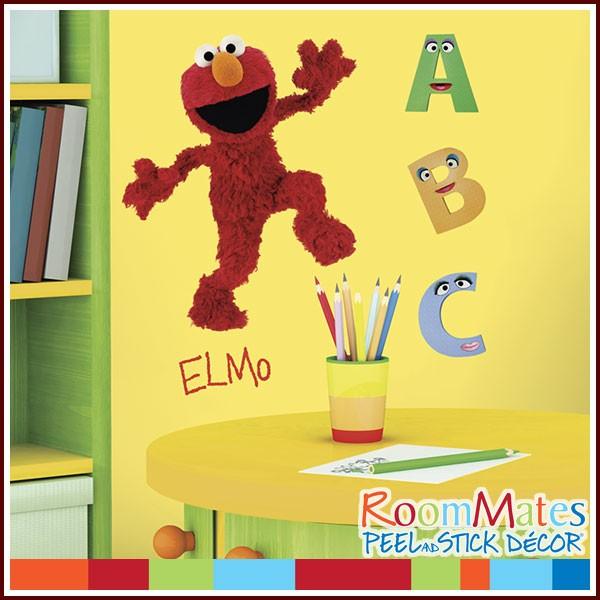 壁紙 シール ウォールステッカー Sesame Street Elmo Giant セサミストリートエルモ ルームメイツ 正規販売店 Rmk14gm Echizen Galo 通販 Yahoo ショッピング