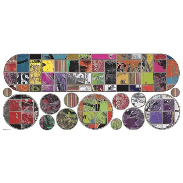 壁紙 シール ウォールステッカー Art Of Board シリーズ Skateboard Circles Giant スケートボード サークル ルームメイツ 正規販売店 Rmk64gm Echizen Galo 通販 Yahoo ショッピング