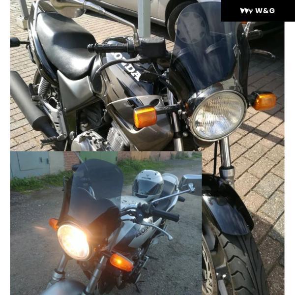 並行輸入品 ウインドスクリーン オートバイ バイク ウインドシールド ホンダ CB400 SF CB600 CB250 CB 250 400 600 750 900 919 1000 1300 1100SF 400SFの画像
