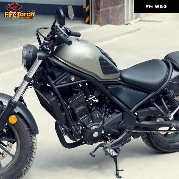 並行輸入品 オートバイ バイク パーツ 燃料タンク ステッカー 燃料タンク レザー パッド スリップ ホンダ REBEL500 REBEL300 CMX 500 CMX300 CM500 CM300の画像