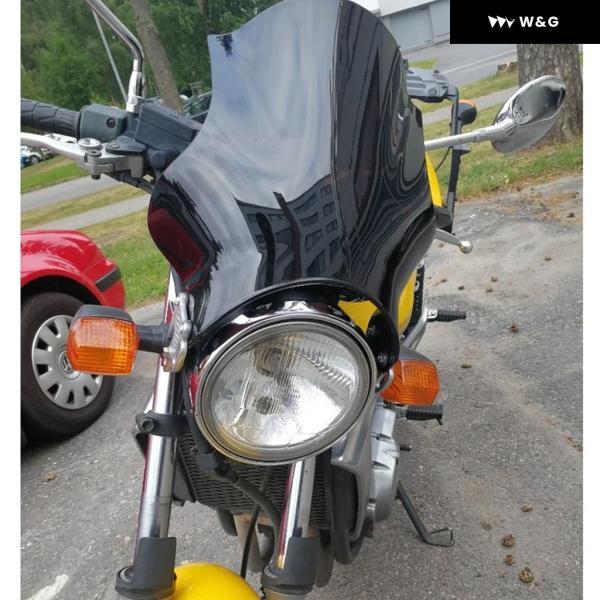 並行輸入品 オートバイ バイク ダブルバブル ウィンドシールド スズキ SV650 SV1000 GSX1400 1000 バンディット GSF650GSF1200 GSF1250 ブラックの画像