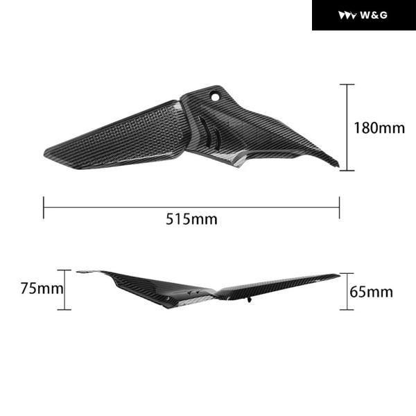 並行輸入品 ホンダ CB650R CBR650R 2021 - 23 オートバイ バイク サイド パネル フレーム ガード プロテクター カバー フェアリング アクセサリーの画像