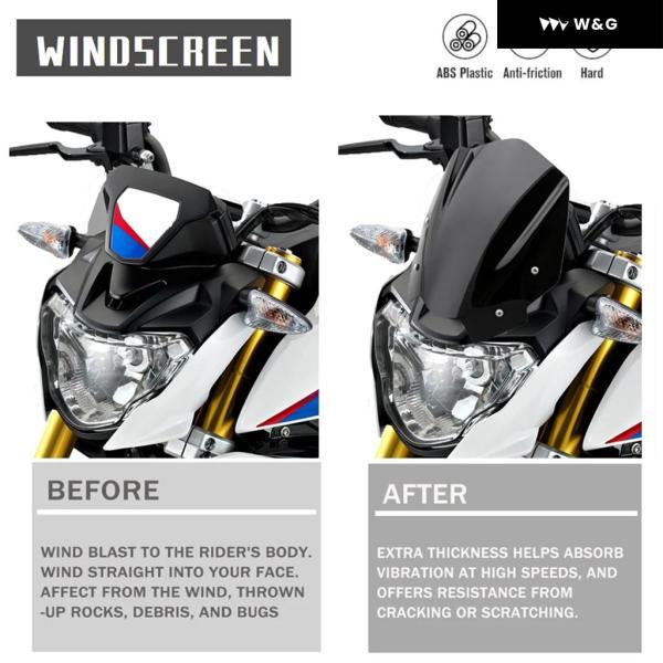 並行輸入品 ウィンドスクリーン ウィンドシールド BMW G310R G 310 2017-2020 2021 2022 オートバイ バイク フェアリング ABS ウィンドデフレクター マウンの画像