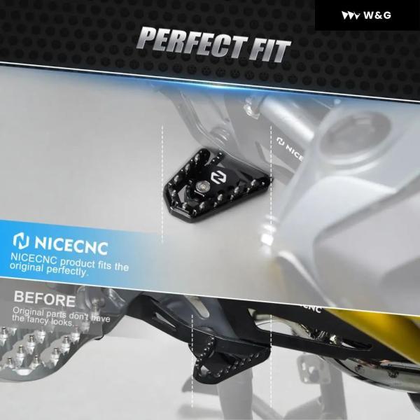 並行輸入品 フットペグ フットレスト ブレーキペダル ステップチッププレートエクステンダー BMW R1250GS 2019 - 23 R1200GS 2013-2016 2017 2018