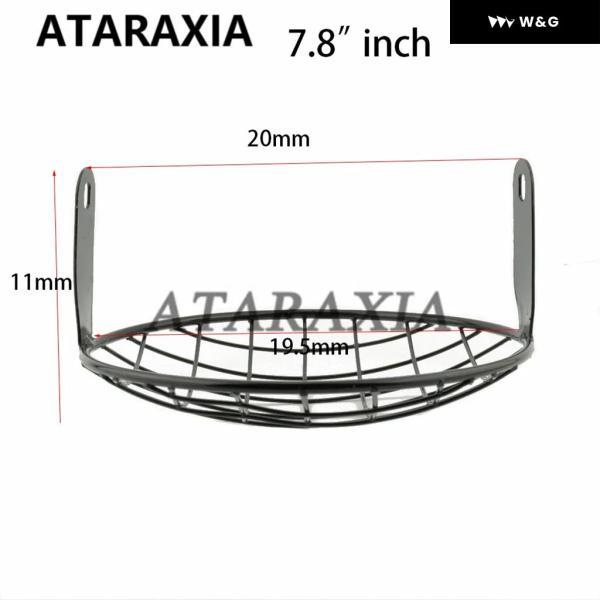 ブランド登録なし - 並行輸入品 7in 側面 マウント 自動二輪車 自動二輪車 前照灯 メッシュラティス グリッド ビビッドスクエアカバー ハーレー 前照灯 ブ