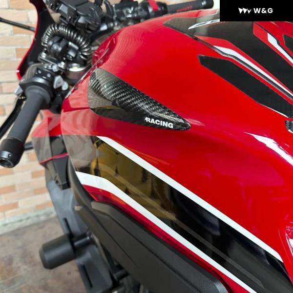 並行輸入品 ホンダ CBR650R CB650R 2019-2020 2021 2023カーボン燃料タンク カバー オートバイ バイク シェル 装飾 スライドカバーの画像