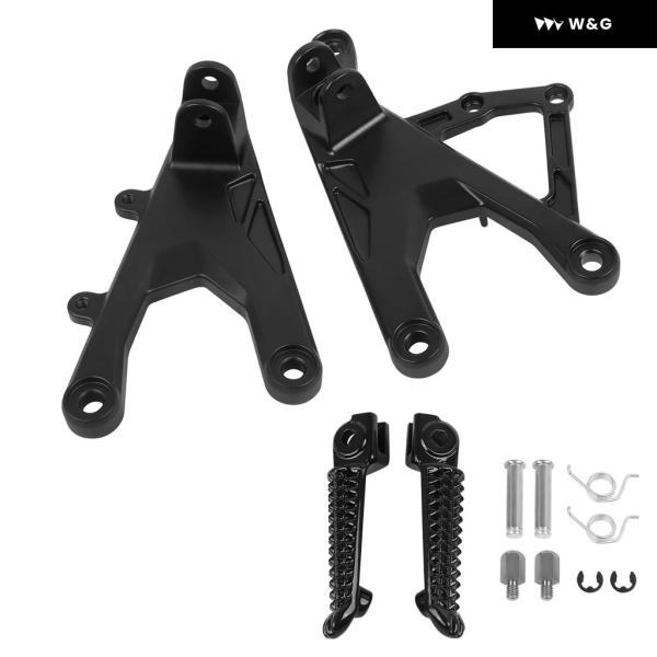 並行輸入品 ヤマハ YZF-R1 R1M R1S 2015-2018 オートバイ バイク フロント フットレスト ペダル ブラケット フットレスト ペダルセット フットペグ ペダル_2