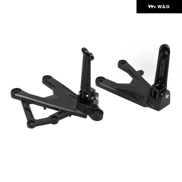 並行輸入品 ヤマハ YZF-R1 R1M R1S 2015-2018 オートバイ バイク フロント フットレスト ペダル ブラケット フットレスト ペダルセット フットペグ ペダル_3