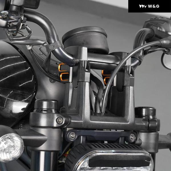 並行輸入品 ハーレー スポーツスター S RH1250S 2021 - 24 ハンドルバー ライザー 1.77インチ ハンドルバー クランプ マウント レボリューションマックス_5