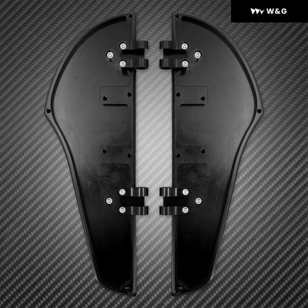 並行輸入品 オートバイ バイク ドライバー用ノンスリップフロアボードフロント フットペグ ライダー フットレスト ハーレー ソフテイル ファットボーイデラ_5
