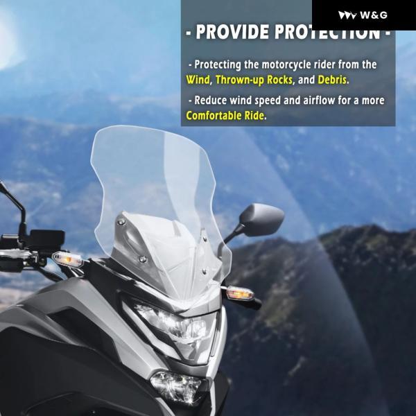 ブリヂストン電動アシスト自転車26インチ 8.9Ah 並行輸入品 ホンダ NC750X 2021-2024 ツーリング ウィンドシールド