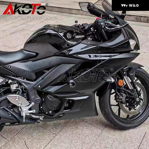 並行輸入品 オートバイ バイク エンジン フレーム スライダー クラッシュ パッド 転倒 プロテクター ガード ヤマハ YZFR3 YZF-R3 YZF R3 R25 YZFR25 2019-_2