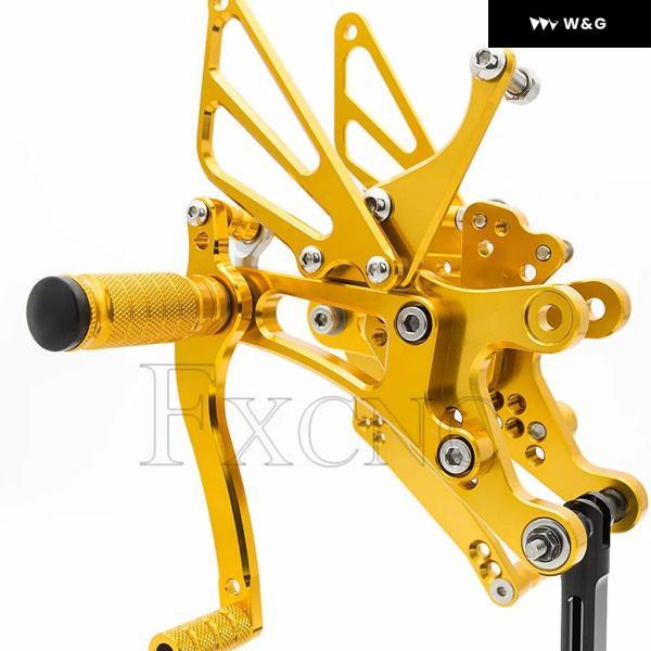 並行輸入品 ヤマハ YZF-R1 YZFR1 1998 - 03 CNC調整可能 GP シフト リアセット フットペグ フットレスト リアセット リアセット_5