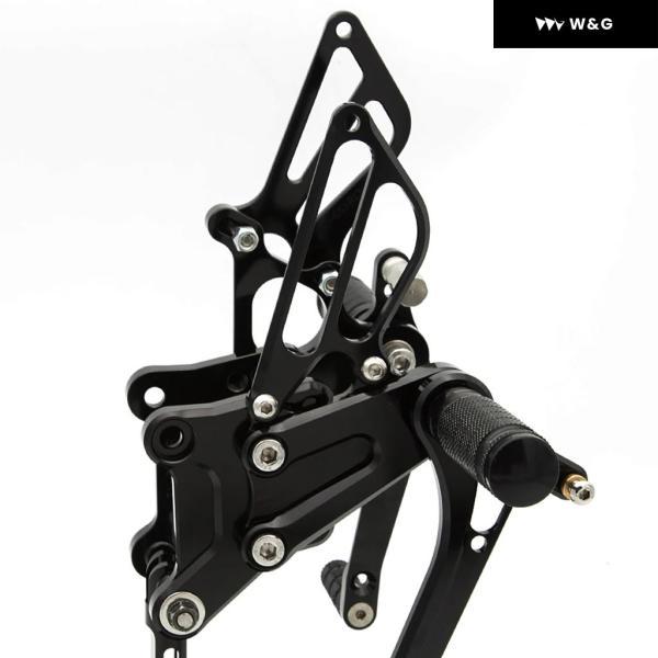 並行輸入品 ホンダ RVF VFR 400 VFR400 NC30 RVF400 NC35 オートバイ バイク CNC アルミ リアセット フットレスト フットペグ フットペダル ペグ リアセッ_4