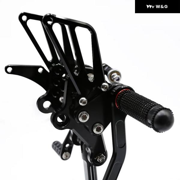 並行輸入品 BENELLI BJ302 BN302 TNT302 S R TNT302R CNC調整可能 オートバイ バイク リアセット フットペグ リアセット フットペグ フットレスト ペダル_2