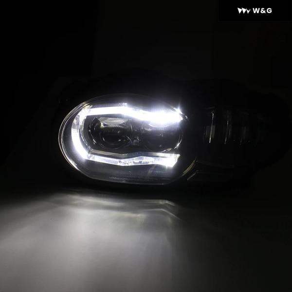 並行輸入品 110W LEDフロント ヘッドライト BMW R1200GS ADV 2004-12 オイルクーラー 付き オートバイ バイク ライトに適合の画像