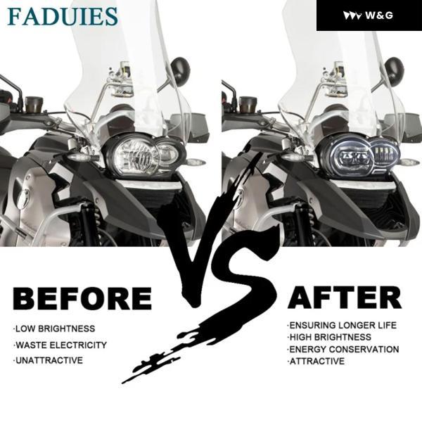 並行輸入品 BMW R1200GS R1200GS ADV R1200GS LC 2004-2012用 オートバイ バイク LED ヘッドライト オイルクーラー に適合_5