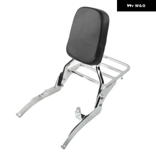 並行輸入品 ヤマハ ビラーゴ 400 535 XV400 XV535 ビラーゴ400 ビラーゴ535用 オートバイ バイク リアパッセンジャーバックレスト シーシーバー_2