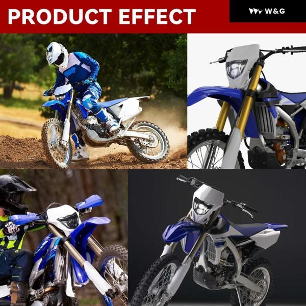 並行輸入品 E24 LED ヘッドライト ヤマハ WR450F WR250F 2014-2024 エンデューロダート オートバイ バイク オートバイ バイク ヘッドライト アセンブリ ハの画像