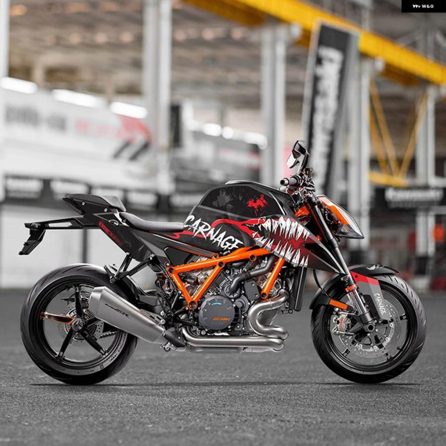 並行輸入品KTM 1290 SUPER DUKE R パターンプリント ステッカー キット