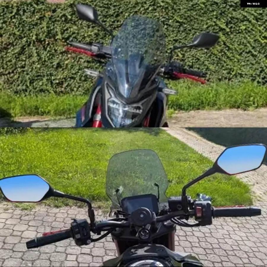 並行輸入品ホンダ CB750 ホーネット 2023-2024 ツーリング ウィンドシールド エアフロー ウィンドデフレクター バイザー ウィンドスクリーン_8