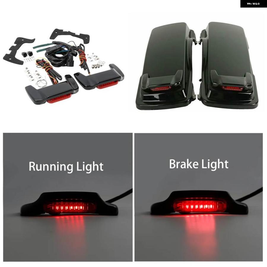 並行輸入品バイク LEDライトキット ハード サドルバッグ リッドスポイラー ハーレー ツーリング エレクトラ ストリート ロードグライド ロードキング 19_4