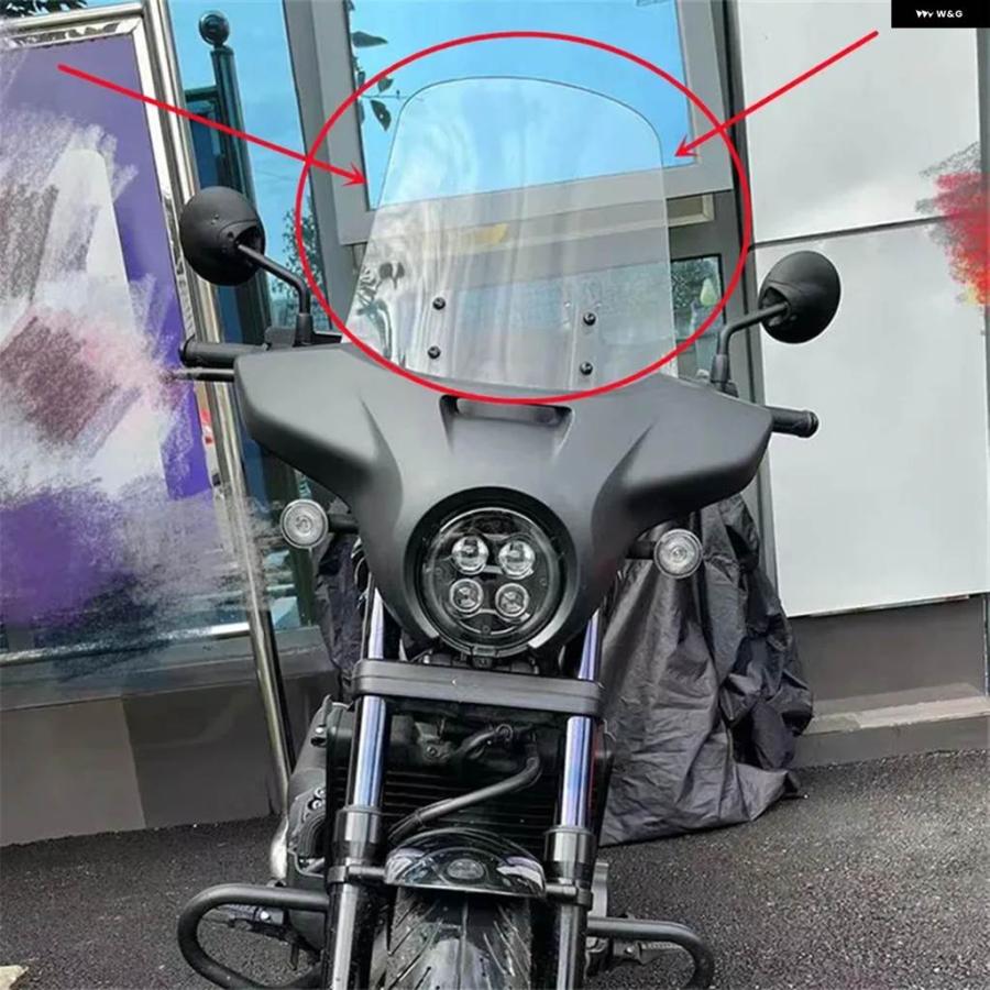並行輸入品ホンダ CM1100 REBEL 2021 ホンダ REBEL 改良 アップ フロントガラス アクセサリー_8