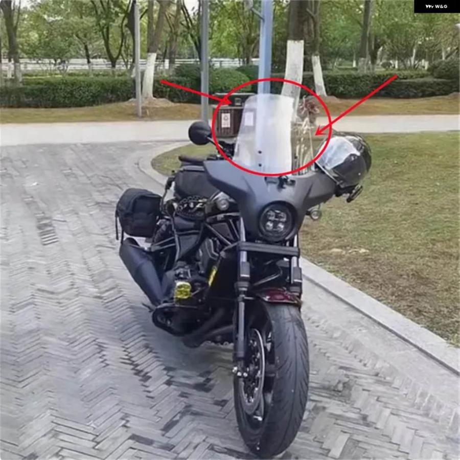 並行輸入品ホンダ CM1100 REBEL 2021 ホンダ REBEL 改良 アップ フロントガラス アクセサリー_9