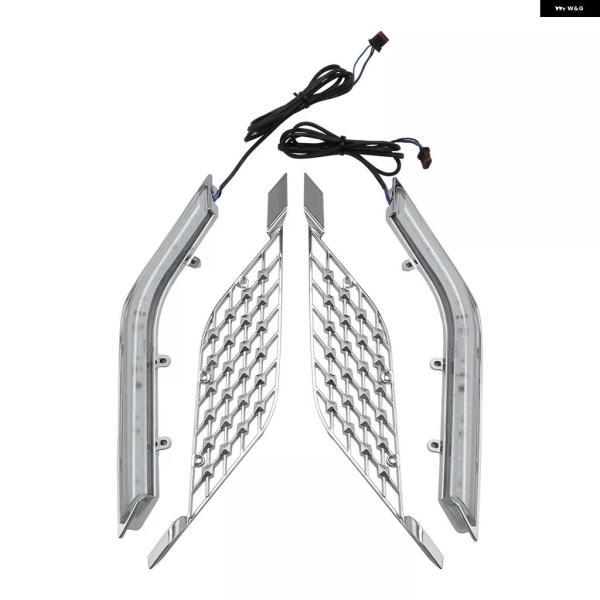 並行輸入品オートバイ LED ラジエーター グリル パネル 装飾 ライト ホンダ ゴールドウイング GL1800 2018-2024_3