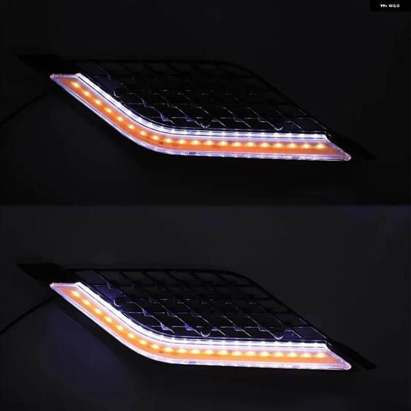 並行輸入品オートバイ LED ラジエーター グリル パネル 装飾 ライト ホンダ ゴールドウイング GL1800 2018-2024_4
