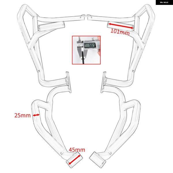 並行輸入品CFMOTO CF 450MT 450 MT クラッシュ バー エンジン ガード 2024 2025 バイク アクセサリー スタンケージ バンパー 落下_5