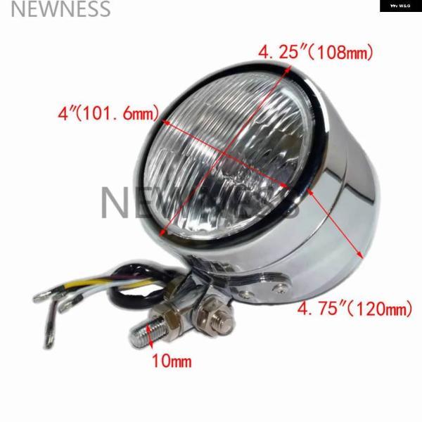 ブランド登録なし - 並行輸入品自動二輪車 ヴィンテージ 前照灯 フォグランプ 向こう正面照明ランプ レトロ 上端照明ランプ CB 表どおり攻撃機 喫茶店レーサー